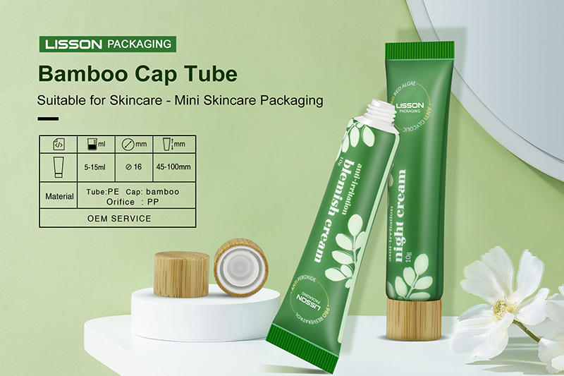 Tubo de tampa de bambu ecológico