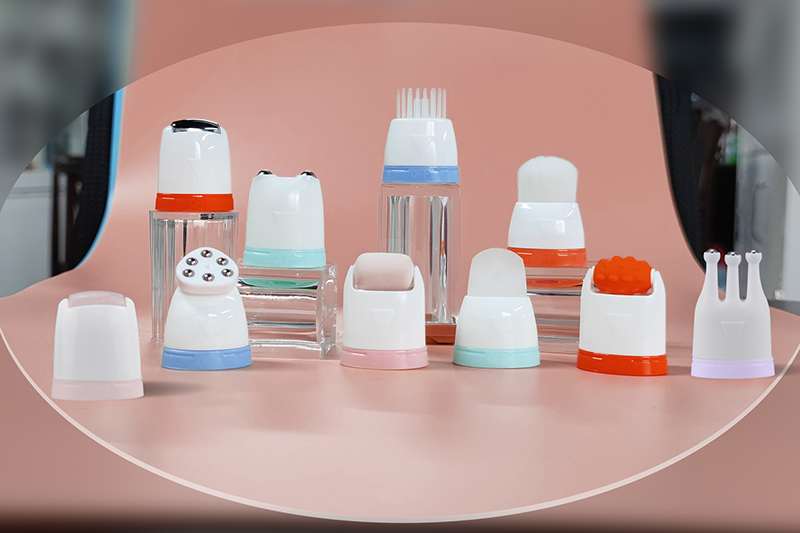 Aplicadores de embalagens de frascos de cosméticos