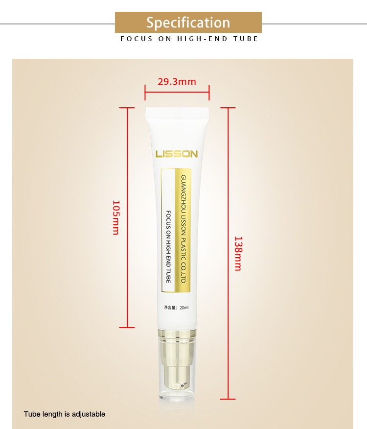 PE Squeeze Tube with Acrylic Cap