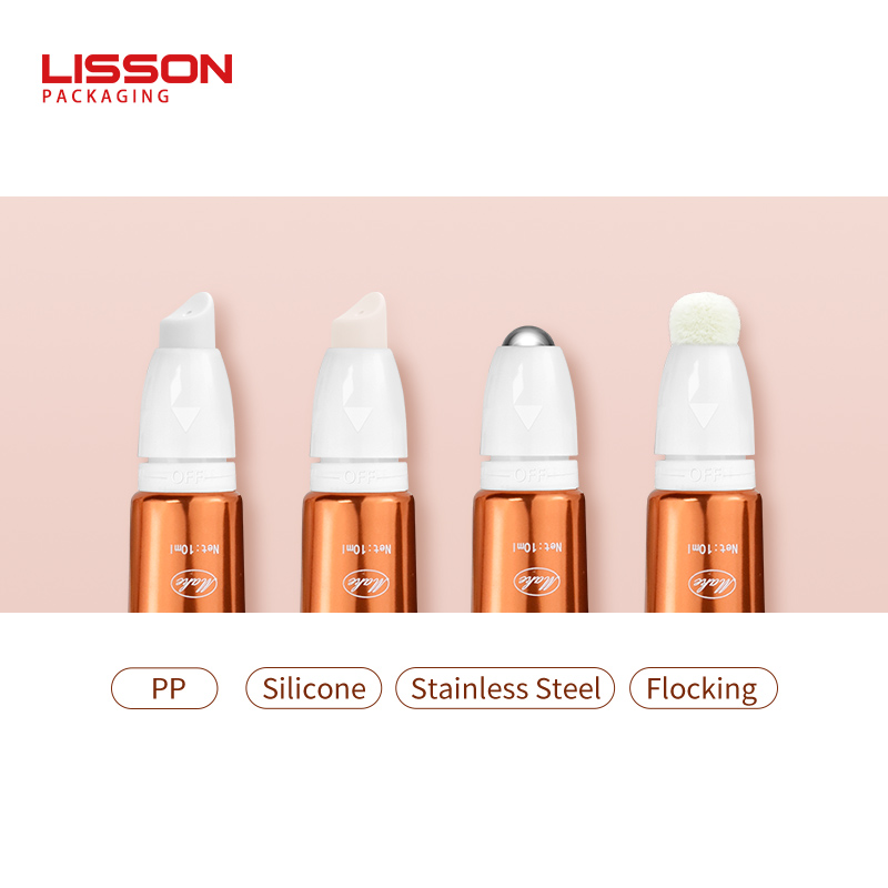 cosmetic squeeze tube with switch