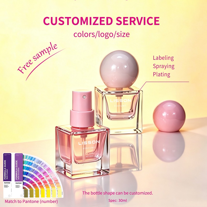 Custom Pantone Color and Logo Printing on Glass Perfume Bottle
