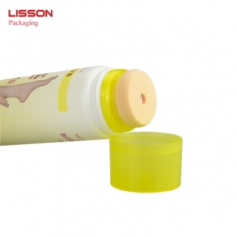 Tubo vazio de 200ml para depilação com aplicador de esponja