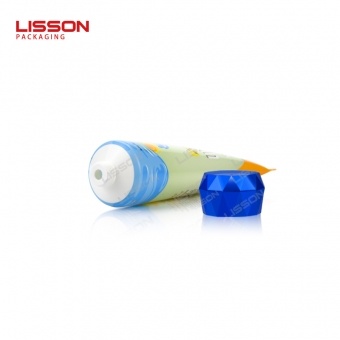 protetor solar creme squeeze tubo com tampa superior flip