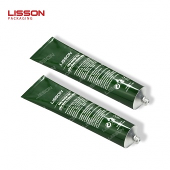 Embalagem cosmética do metal do tubo do revestimento do alumínio da cor verde fornecedor