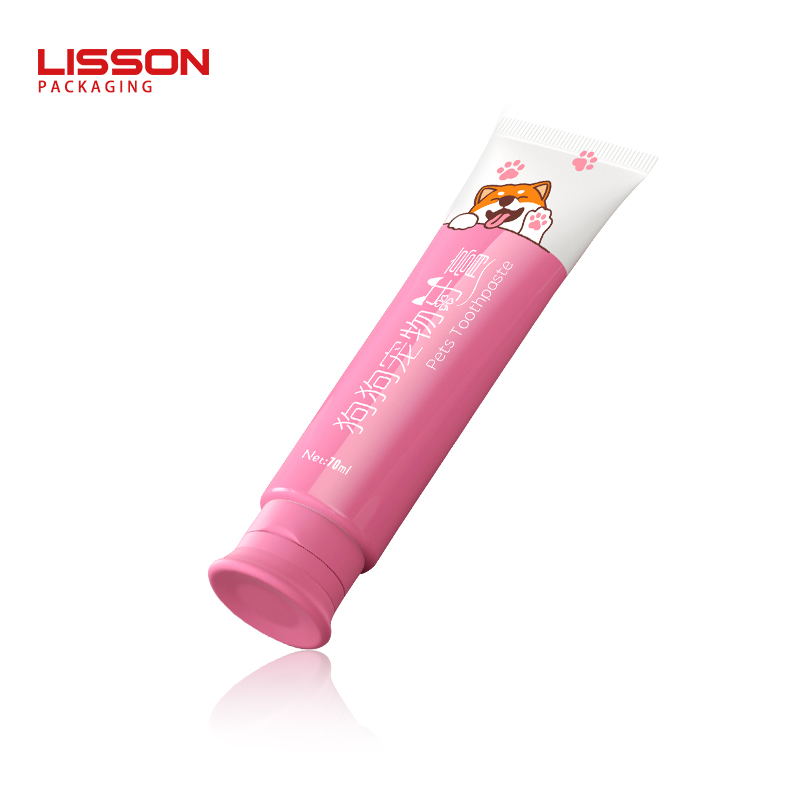 Embalagem de pasta de dente em tubo de 70ml para cães e gatos.