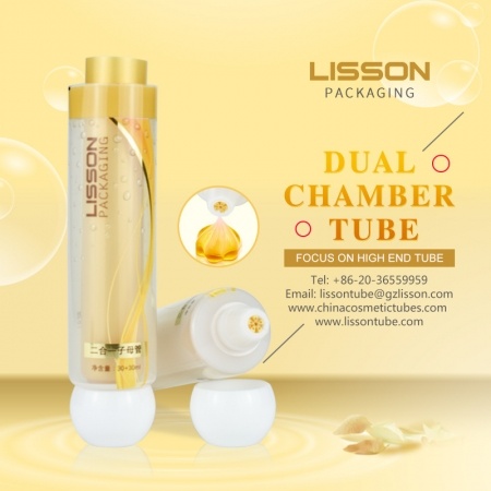 Dual Chamber Cosmetic Tubes