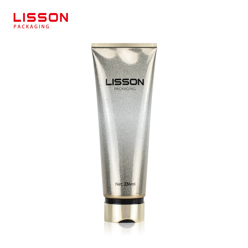 Cosmetic Shine Tube With Disc Top Cap