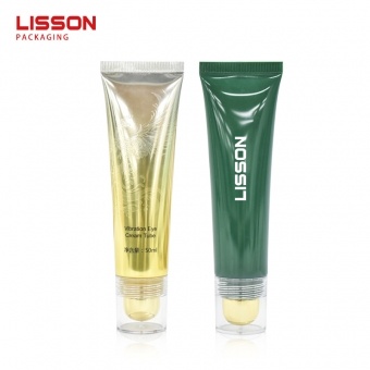 Embalagem cosmética de 50 ml com aplicador de liga de zinco