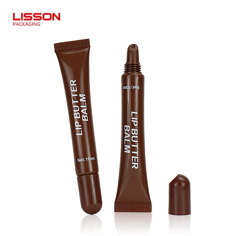 Custom 10ml Plastic Lip Gloss Squeeze Tube