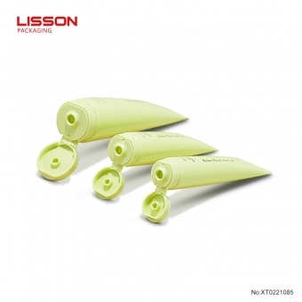 Tubo com tampa flip-top ecológica e com menos plástico