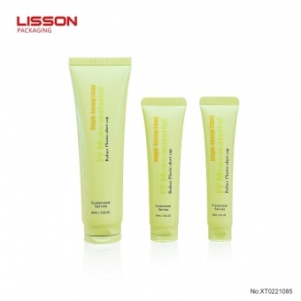 Tubo de PE com tampa flip-top ecológica e menos plástico