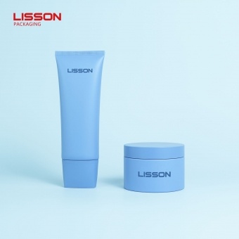 Tubos e potes cosméticos de plástico ecológicos