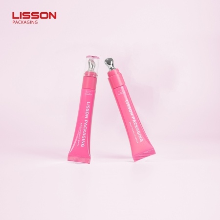 Customized Logo Eye Cream Tube with Zinc Alloy Applicator
