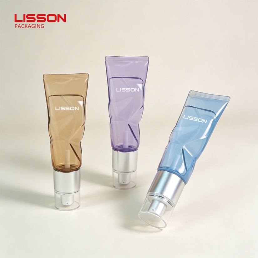 Luxury Clear PETG Plastic Cosmetic Tube