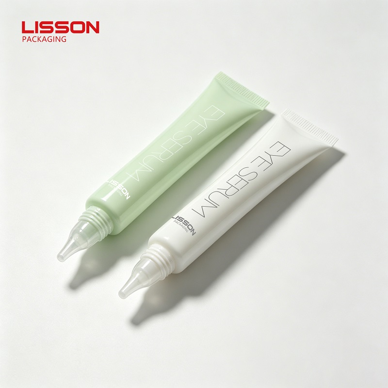 Empty PE Plastic Eye Cream Tube With Dropper