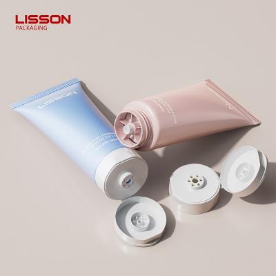 50mm Dual Chamber Cosmetic Tube With Flip Cap