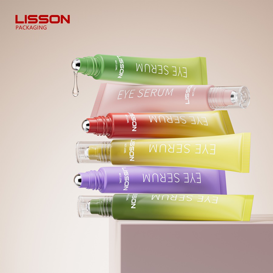 Steel Roller Ball Applicator Eye Cream Tube