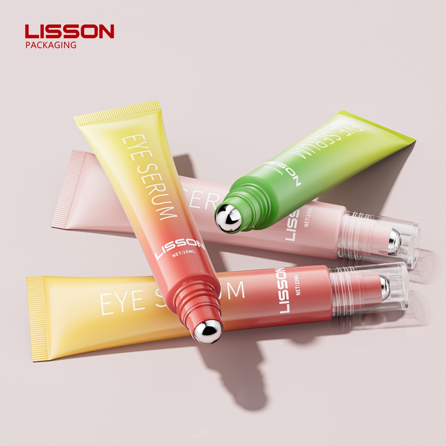 Steel Roller Ball Applicator Eye Cream Tube