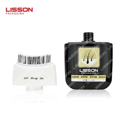 Scalp massage applicator bottle