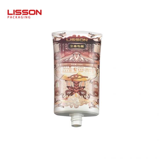 tubo bisnaga cosmético plano de 50 mm com tampa superior de disco