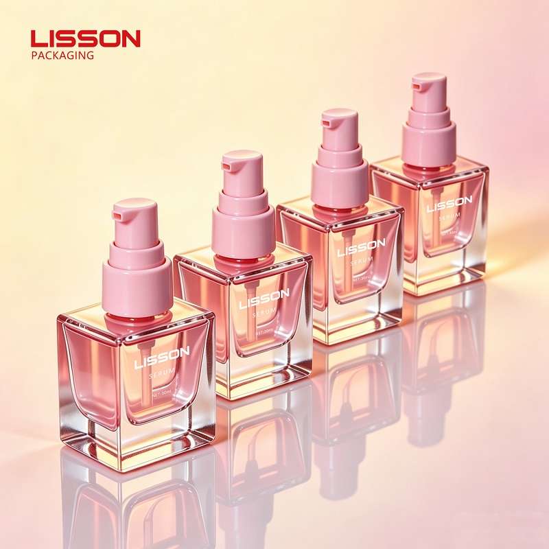 Perfume bottle with ball cap