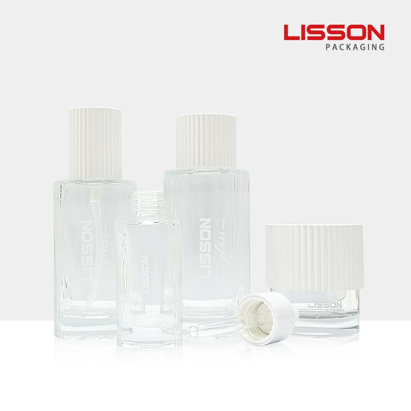 Premium Cosmetic Glass Bottle Packaging