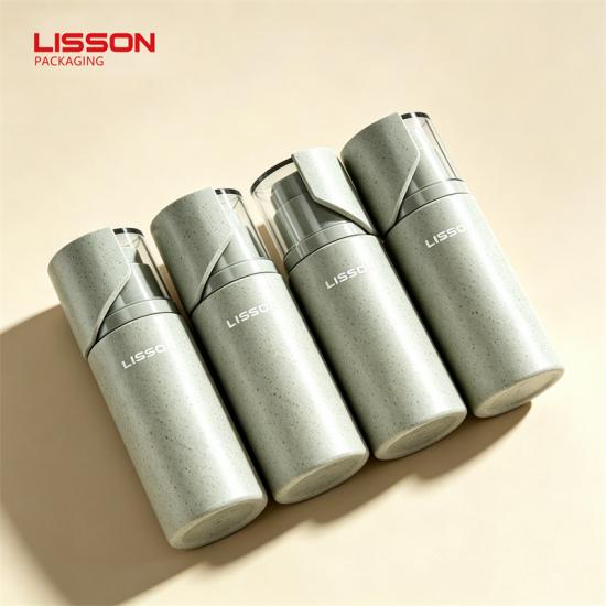 Conjunto de frasco e pote de cosméticos de vidro salpicado de luxo