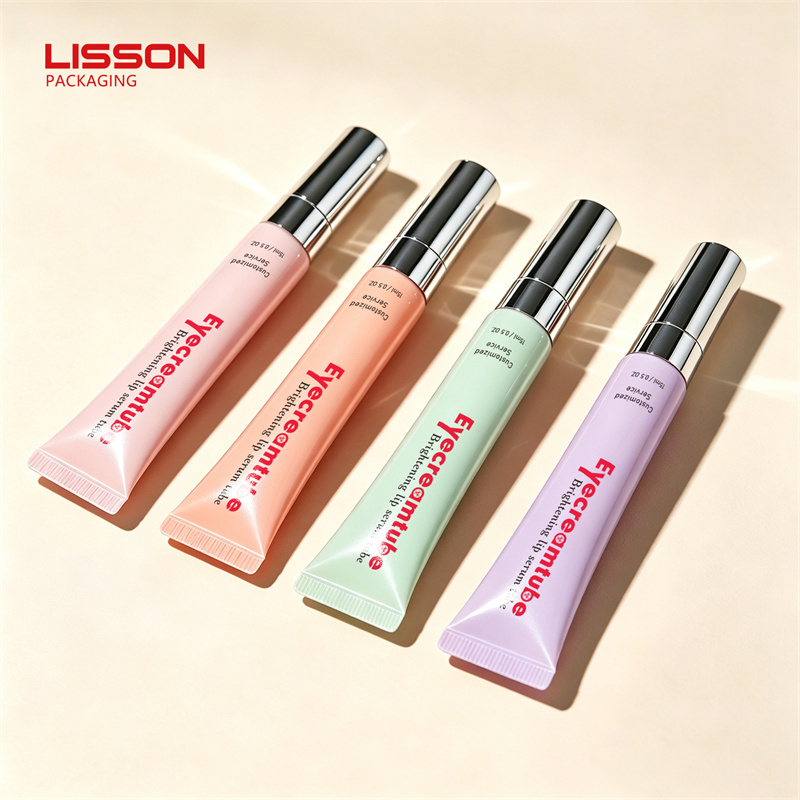 skincare tube with zinc alloy head