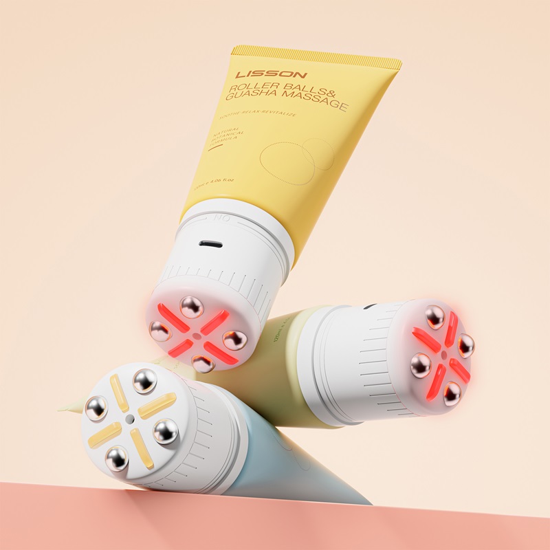 Como um Tubo de Massagem com Esfera Vibratória Recarregável Eleva a Embalagem de Cuidados com a Pele