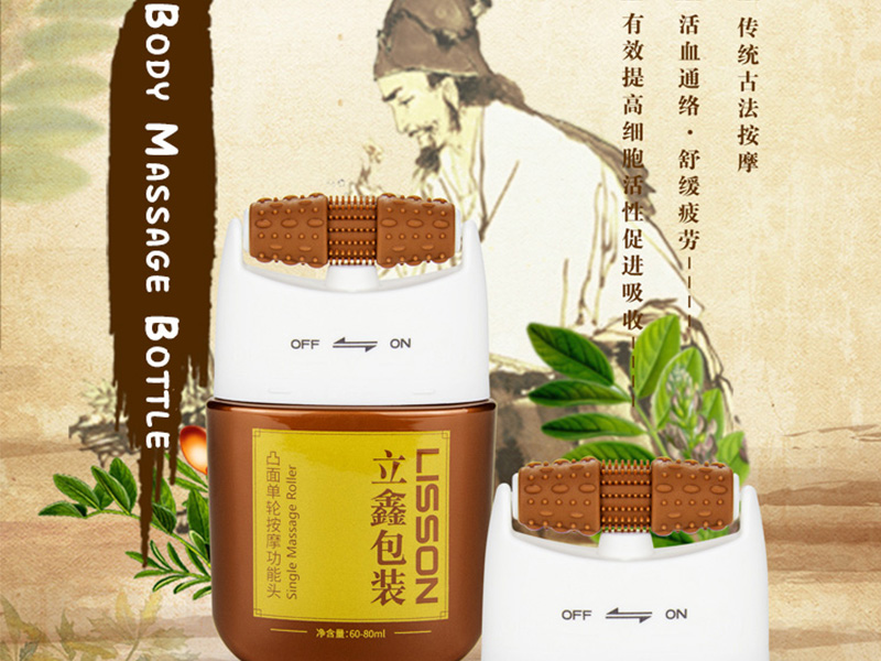 frasco de massagem corporal para medicina tradicional chinesa