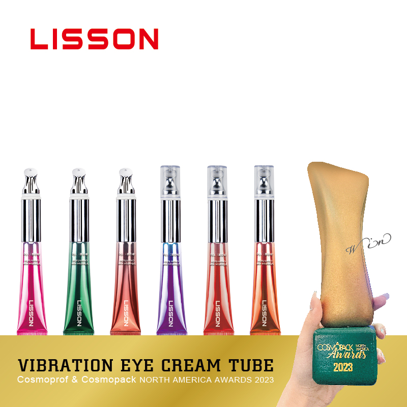 LISSON Vibrating Eye Cream Tube ganhou o primeiro prêmio no Cosmoprof & Cosmopack North America Awards